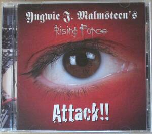 YNGWIE J. MALMSTEEN'S RISING FORCE/ wing vei*J* maru ms teens * Rising * force <<Attack!!/ attack!!>> with belt domestic record 