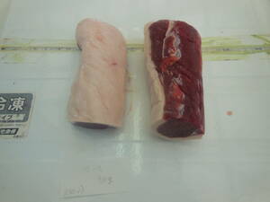福岡県産天然猪肉　令和６年　（３３０－１）　ロース　９１０ｇ
