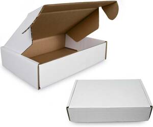 小型カートン、10枚（外寸23×15×5cm）段ボール箱、TA-Q-BINコンパクトボックス、梱包・発送・保管用の丈夫な箱、家庭用