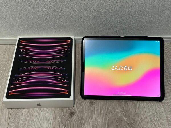 iPad Pro 12.9インチ 第6世代 Wi-Fi 256GB MNXR3J/A スペースグレイ ZUGUケース