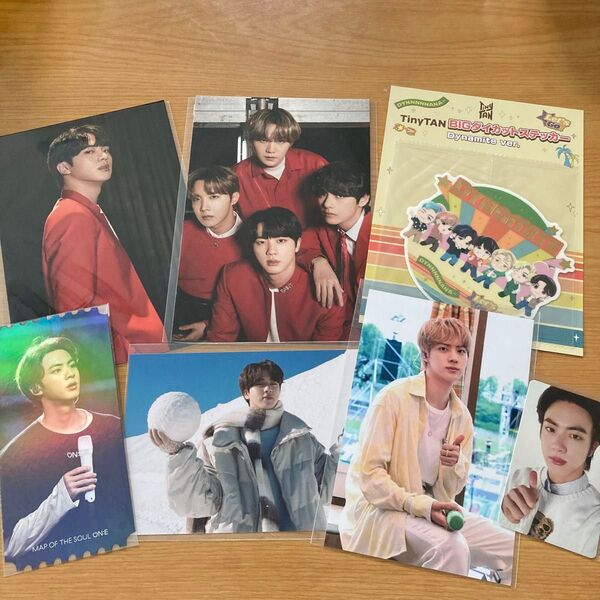 BTS ジン JIN ポストカード 写真 トレカ ダイカットステッカー