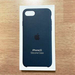 ★新品★ Apple アップル 純正 iPhone 7 / 8 / SE シリコンケース・アビスブルー 86B35