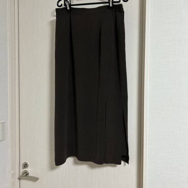 婦人スカート スリット 個性的 裏地付き 上品