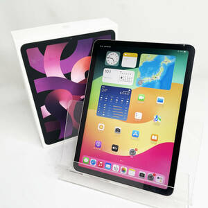中古美品☆Apple iPadAir Wi-Fiモデル MM9M3J/A 第5世代 10.9インチ ピンク 指紋認証 TouchID USB-C 元箱あり 動作良好 送料無料
