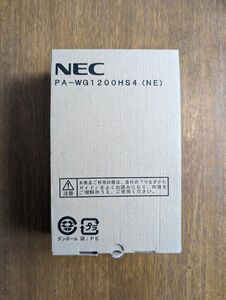 【美品】 NEC 無線LANルーター PA-WG1200HS4(NE)