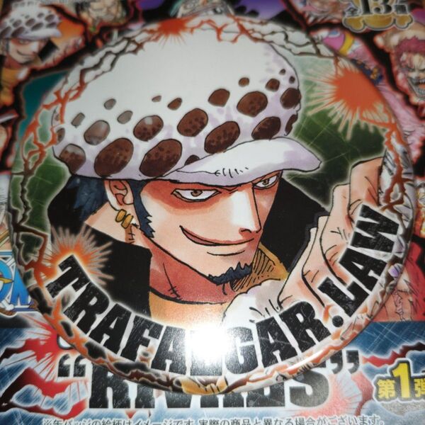 ワンピース ONE PIECE ロー コレクション缶バッジ RIVALS ジャンプショップ 麦わらストア 原作絵