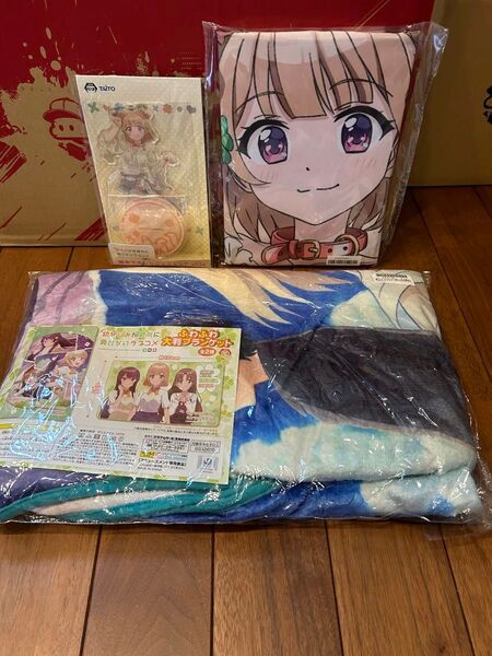 【タイクレ限定】幼なじみが絶対に負けないラブコメ 描き下ろしマルチクロス 、アクリルスタンド、ブランケット