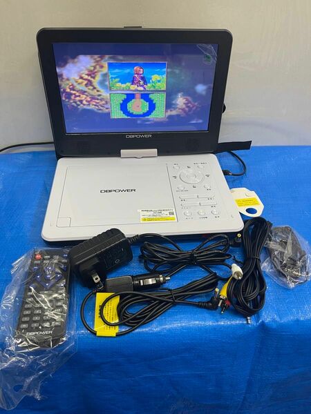 DBPOWERポータブルDVDプレーヤーMK101 10インチ