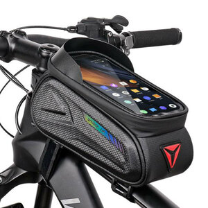 本日セール 自転車 バイク スマホ スタンド バッグ カバン 大容量 ポーチ ツーリング サイクリング iPhone android 小物 収納