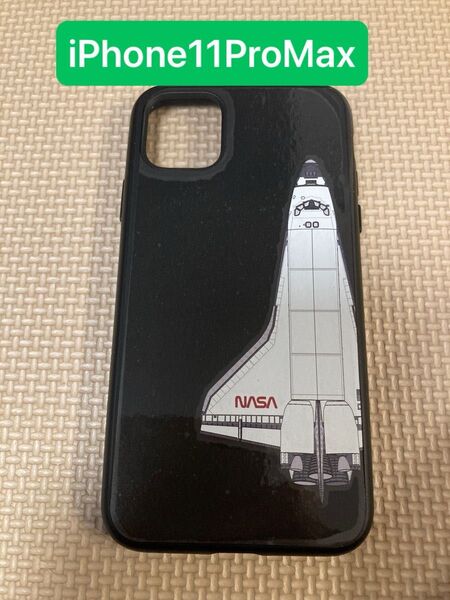 iPhone11ProMaxスマホケースNASA(ブラック)