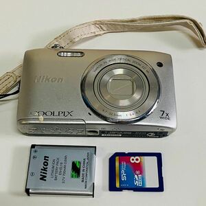 Nikon ニコン】コンパクトデジタルカメラ COOLPIX S3500 動作品