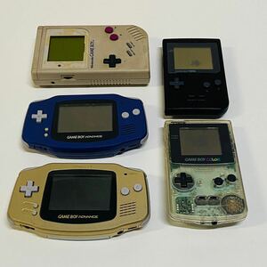 GAMEBOY 5台まとめ売りゲームボーイカラー ポケット本体/任天堂 ニンテンドー Nintendo