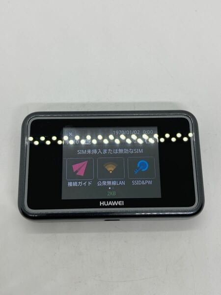 概ね美品 HUAWEI Pocket WiFi ポケットWiFi E5383s-327 SIMフリー モバイルWi-Fiルーター b15e25cy45
