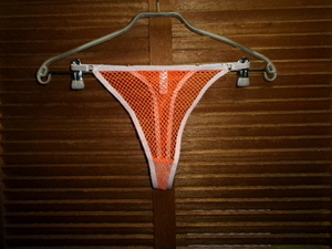 f062 direct import net mesh / -stroke ring T-back L orange 