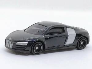 と1★トミカ ミニカー アウディ R8 ブラックメタリック 2012 1/62 ワイドホイール No.6