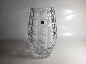 カガミクリスタル　花瓶　28.5㎝　約5.8㎏　KAGAMI CRYSTAL　日本製