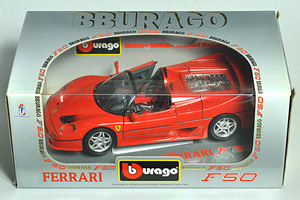 burago フェラーリ F50 [FERRARI F50（1995）]赤 1/18 箱入 COD.3352:イタリア製