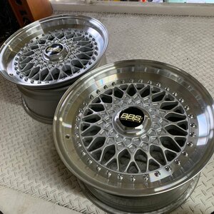 未使用品 美品　BBS RS040　2本　16インチ　8J+24　4穴　PCD114.3　シルビアS13　トレノ　180X