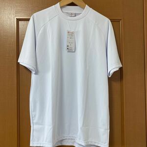 [ exhibition sample use not yet have on ] school designation gym uniform short sleeves L white mutual appraisal not equipped ..