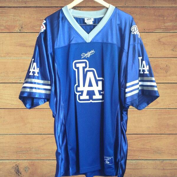 Lee SPORT　MLB　Dodgers　ドジャース　ゲームシャツ　L　00s