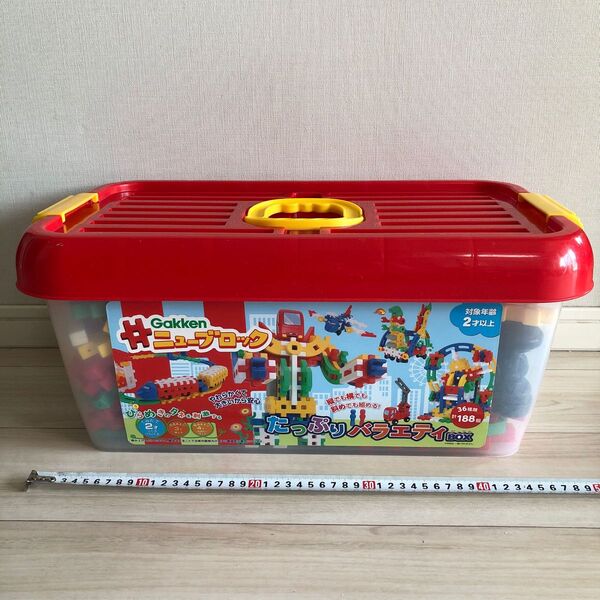 学研 ニューブロック たっぷりバラエティBOX 188パーツ 83190