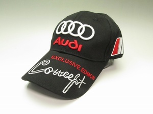 1 jpy start new goods unused Audi Audi AUDI cap hat /323/ baseball cap Golf cap men's 