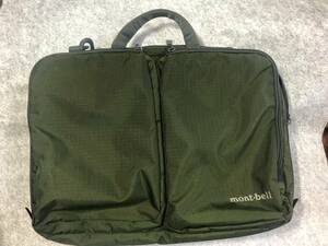 mont-bell shoulder bag ( green ) (used)