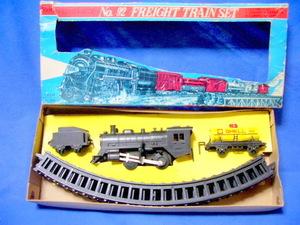 HAJI製★FREIGHT TRAIN SET★SHELL（トレイン　セット）・シェル石油・貨車・機関車