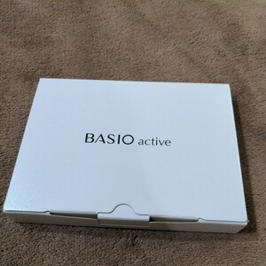 au BASIO active SHG09 ネイビー 新品未使用 SIMロック解除済