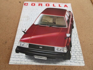  Corolla 70 series twincam old car catalog 28 page catalog 