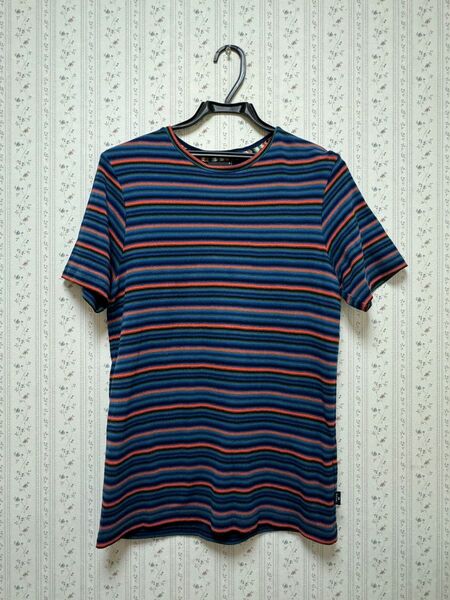 PS ポールスミス　PS Paul Smith Tシャツ ボーダー 半袖Tシャツ S コットン