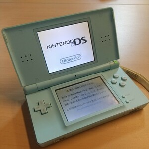 任天堂 ニンテンドーDS ライト Nintendo DS Lite アイスブルー 通電確認済 60サイズ