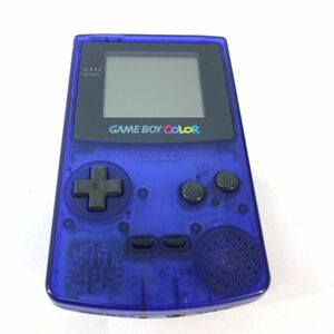 043 Nintendo GB ゲームボーイカラー 本体のみ ミッドナイトブルー CGB-001　※ジャンク品