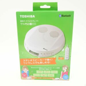 100 TOSHIBA Toshiba TY-P50 portable CD player white 2022 year made * used beautiful goods 
