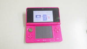 Nintendo 3DS CTR-001 gloss pink present condition junk 
