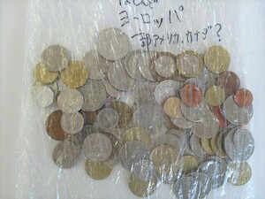 古銭 硬貨 コイン アンティーク イギリス フランス イタリアなど主にヨーロッパ 八十数枚計450ｇ ゆうパケットで送料350円