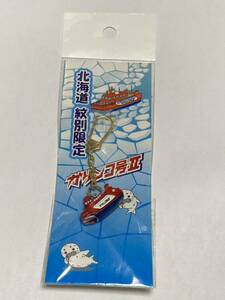 北海道　紋別　限定　流氷砕氷船 ガリンコ号Ⅱ フィギュア　マスコット付き　キーホルダー　