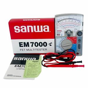 [sanwa/ Sanwa ]FET аналог мульти- тестер / тестер EM7000 электрический измеритель с коробкой *10342