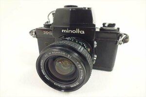 □ MINOLTA ミノルタ X-1 フィルム一眼レフ W ROKKOR-SI 1:2.8 24mm 中古 現状品 240606H2903