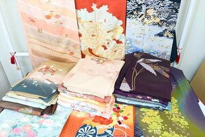 ◎リサイクル着物 着物まとめ 訪問着 まとめ売り20点 美品 京友禅 辻が花 刺繍 絞り染 金彩 作家物あり 中古品 和ものや傳 A0540