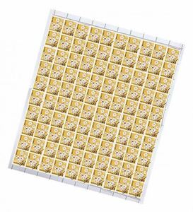  ordinary mai 84 jpy stamp 100 sheets seat face value 8,400 jpy * unused [ free shipping ]