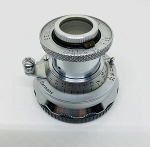 Leitz Elmar f= 5 cm 1:3.5 lens Germany made 50mm L ma- Olympus mount present condition goods 