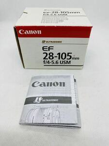 CANON キヤノン レンズ　EF 28-105mm F4-5.6 USM 箱付き　現状品