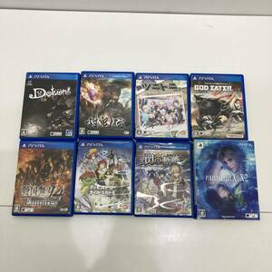 [ used ]PSVITA soft 8ps.@ summarize operation verification settled / FINAL FANTASY X/X-2 HD Remaster TWIN PACK digimon GOD EATER... other 