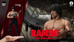 新品未開封 Threezero 3Z0328 怒りの脱出 1/6ジョン ランボー Rambo First Blood シルヴェスター スタローン (検 ホットトイズ ミリタリー)