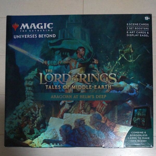 マジックザギャザリング MTG 指輪物語:中つ国の伝承 Scene Box Aragorn at Helm's Deep 英語版
