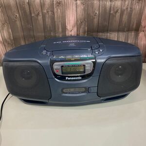 Panasonic パナソニック ポータブルCDステレオシステム RX-DS38●ラジカセ/CD再生/ラジオ再生/カセットテープ再生/94年製●A4307-12