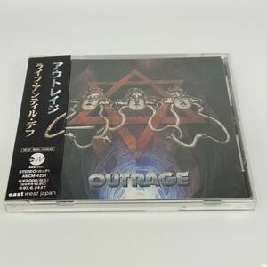 CD OUTRAGE LIFE UNTIL DEAF アウトレイジ 洋楽 見本盤 AMCM-4221