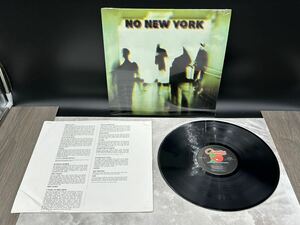 ２８５１　レコード　ＬＰ　NO NEW YORK/AN7067 / ブライアンイーノプロデュース