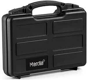 Happy Deals Merdia プロテクターツールケース ケース 黒 多用途収納箱 展示用箱 パーツボックス 工具箱 キャリ
